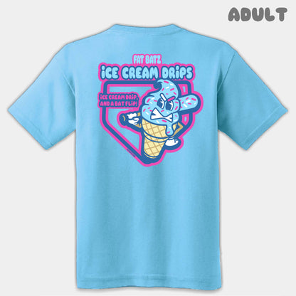 Ice Cream Drips Mascots Adult Tee