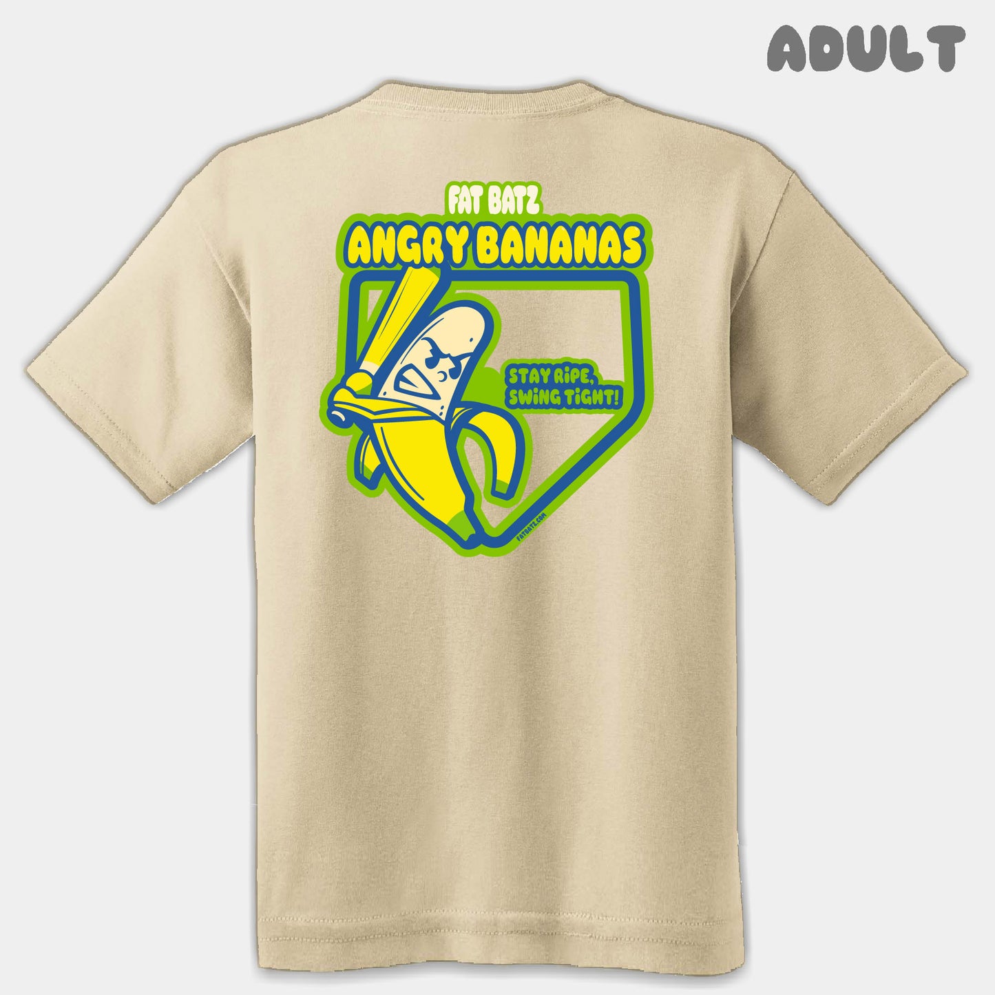 Angry Bananas Mascots Adult Tee