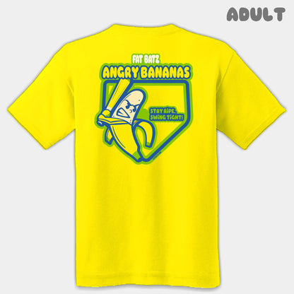 Angry Bananas Mascots Adult Tee