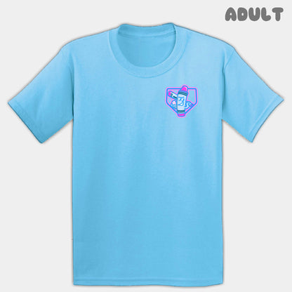 Candy Crayon Mascots Adult Tee