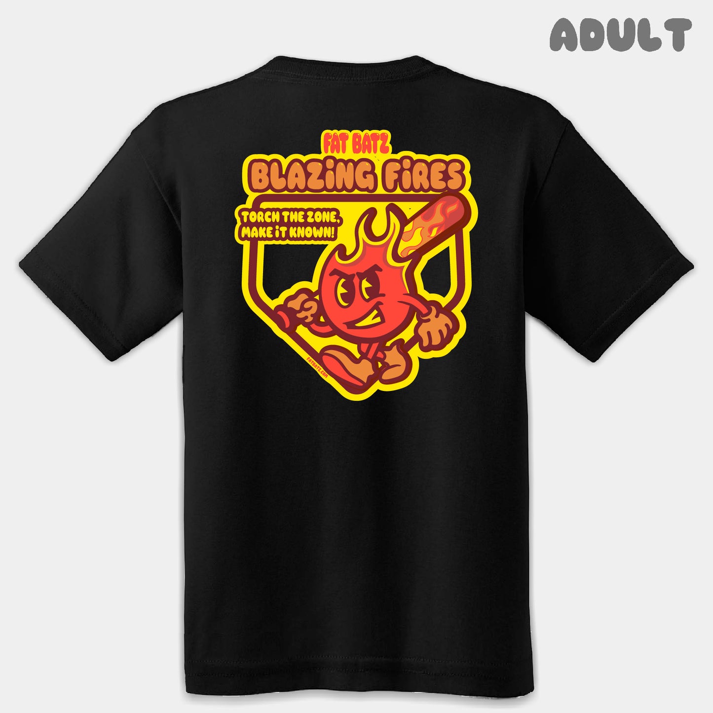 Blazing Fires Mascots Adult Tee
