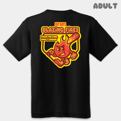Blazing Fires Mascots Adult Tee