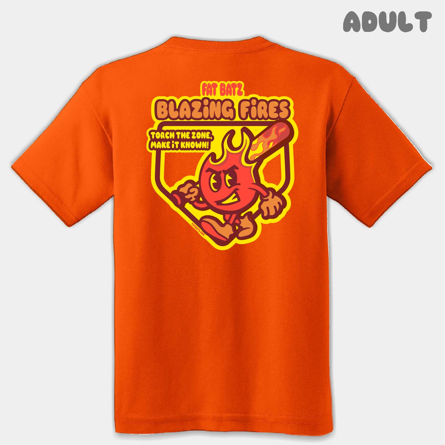 Blazing Fires Mascots Adult Tee