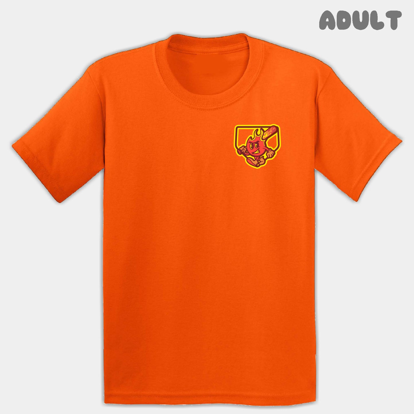 Blazing Fires Mascots Adult Tee