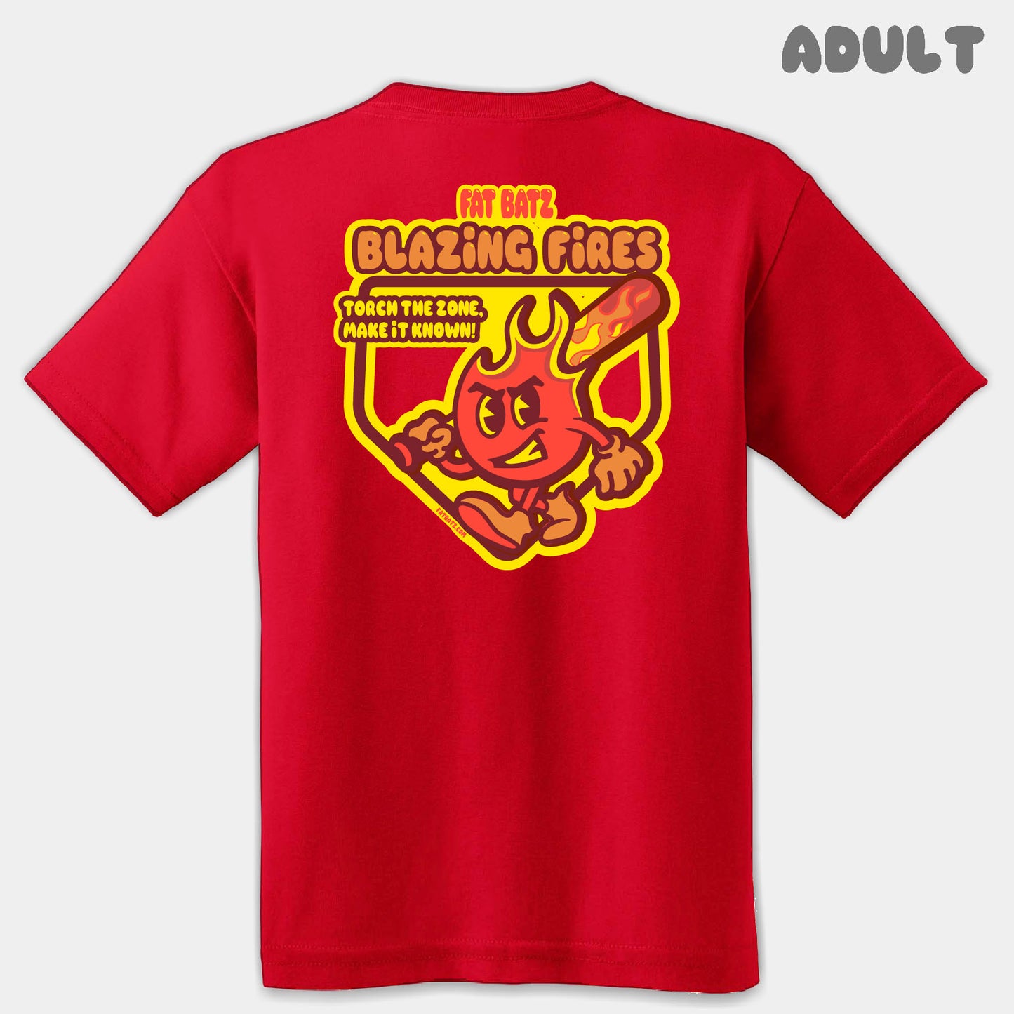 Blazing Fires Mascots Adult Tee