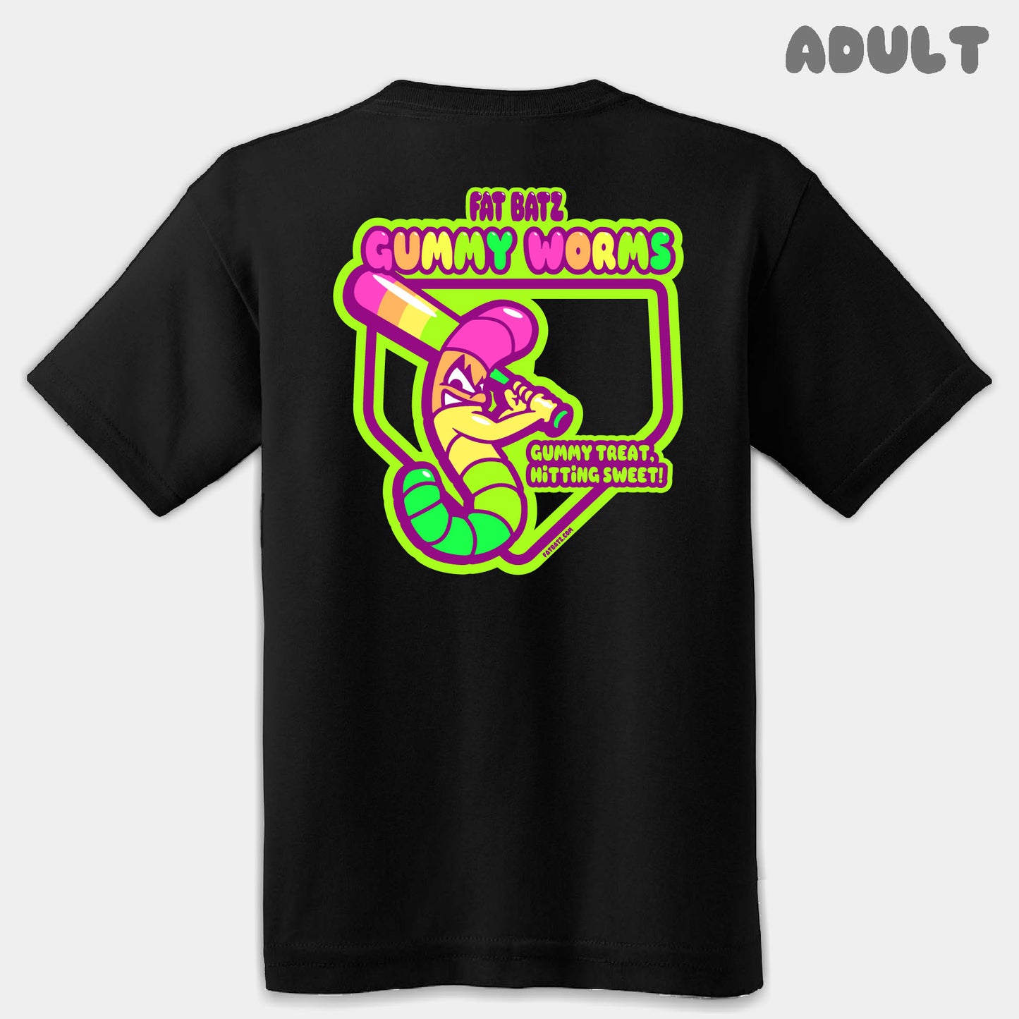 Gummy Worms Mascots Adult Tee