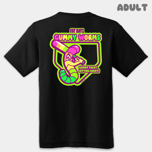 Gummy Worms Mascots Adult Tee