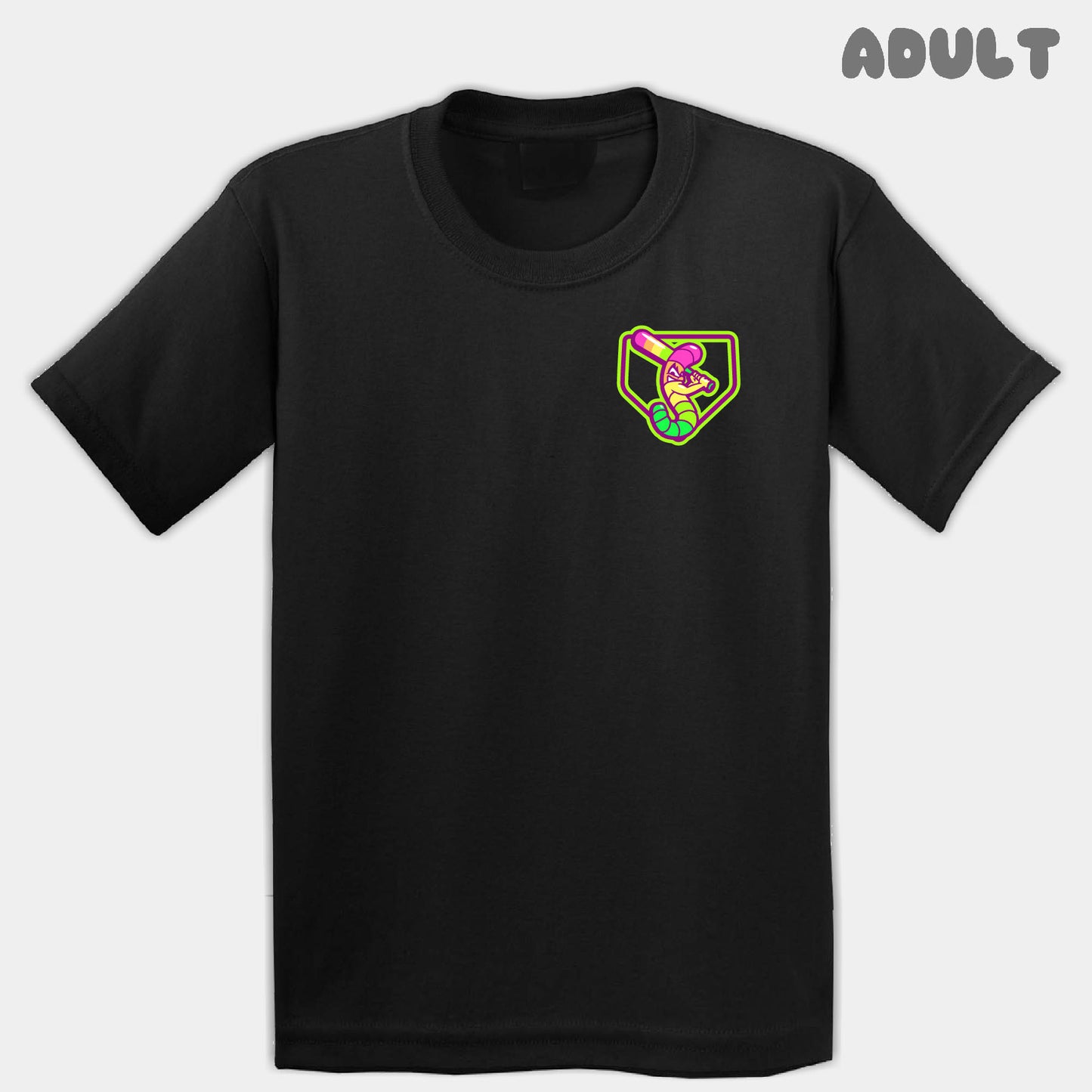 Gummy Worms Mascots Adult Tee