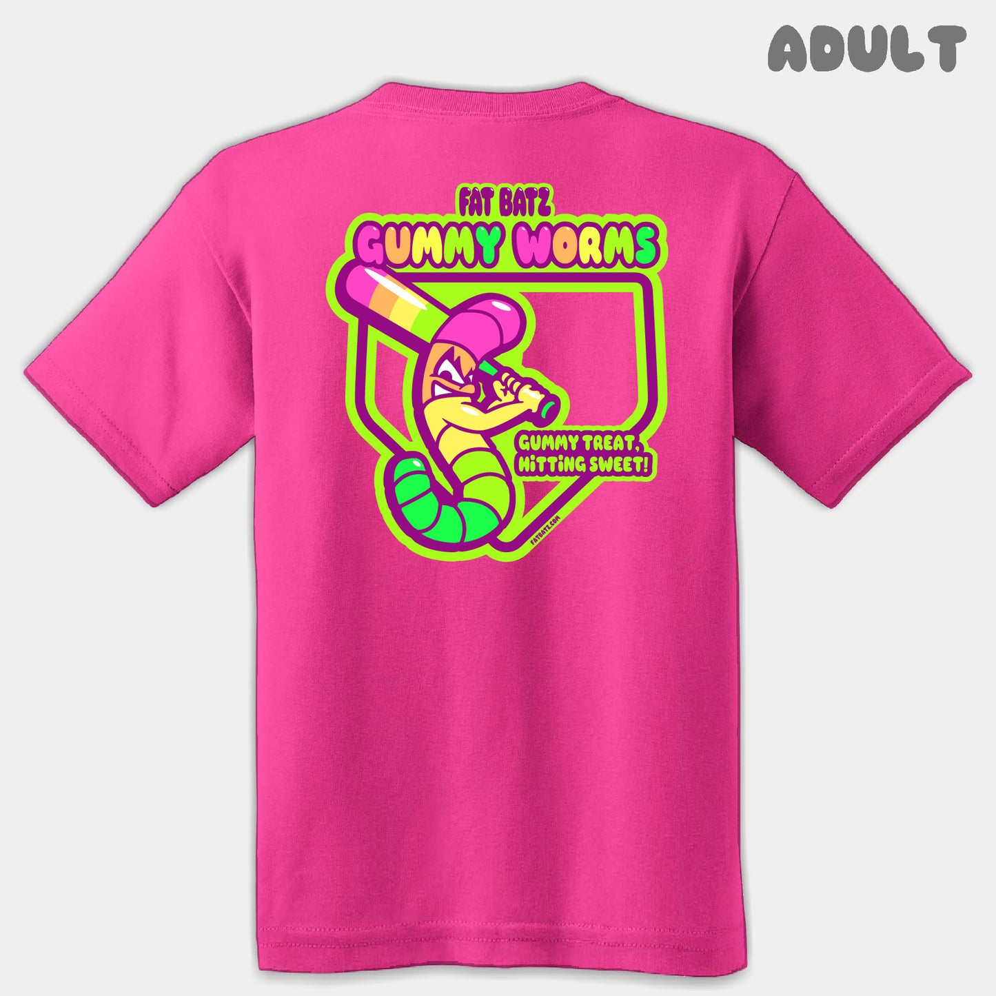 Gummy Worms Mascots Adult Tee