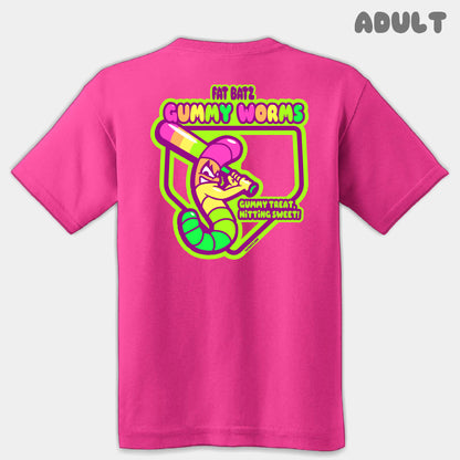 Gummy Worms Mascots Adult Tee