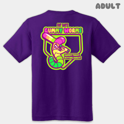 Gummy Worms Mascots Adult Tee