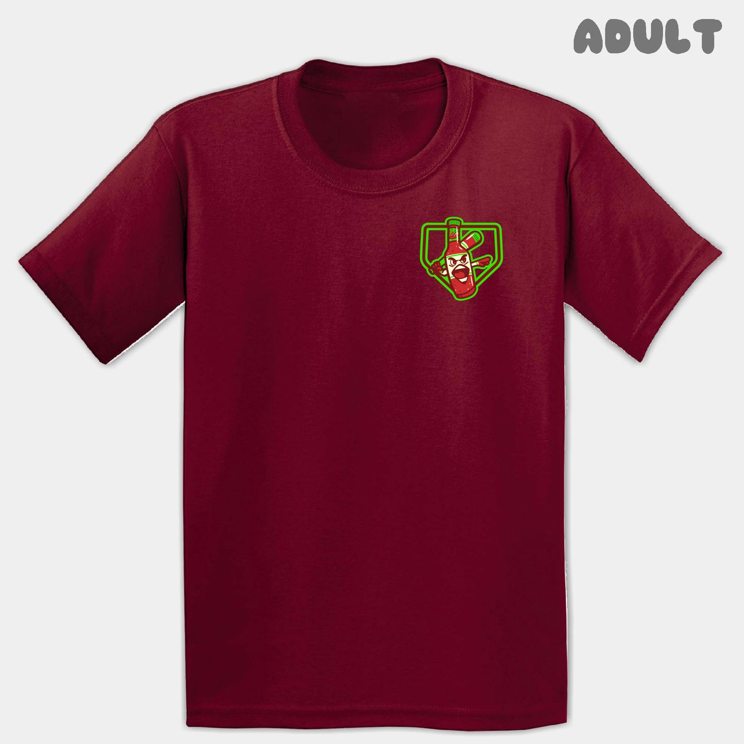 Hot Sauces Mascots Adult Tee