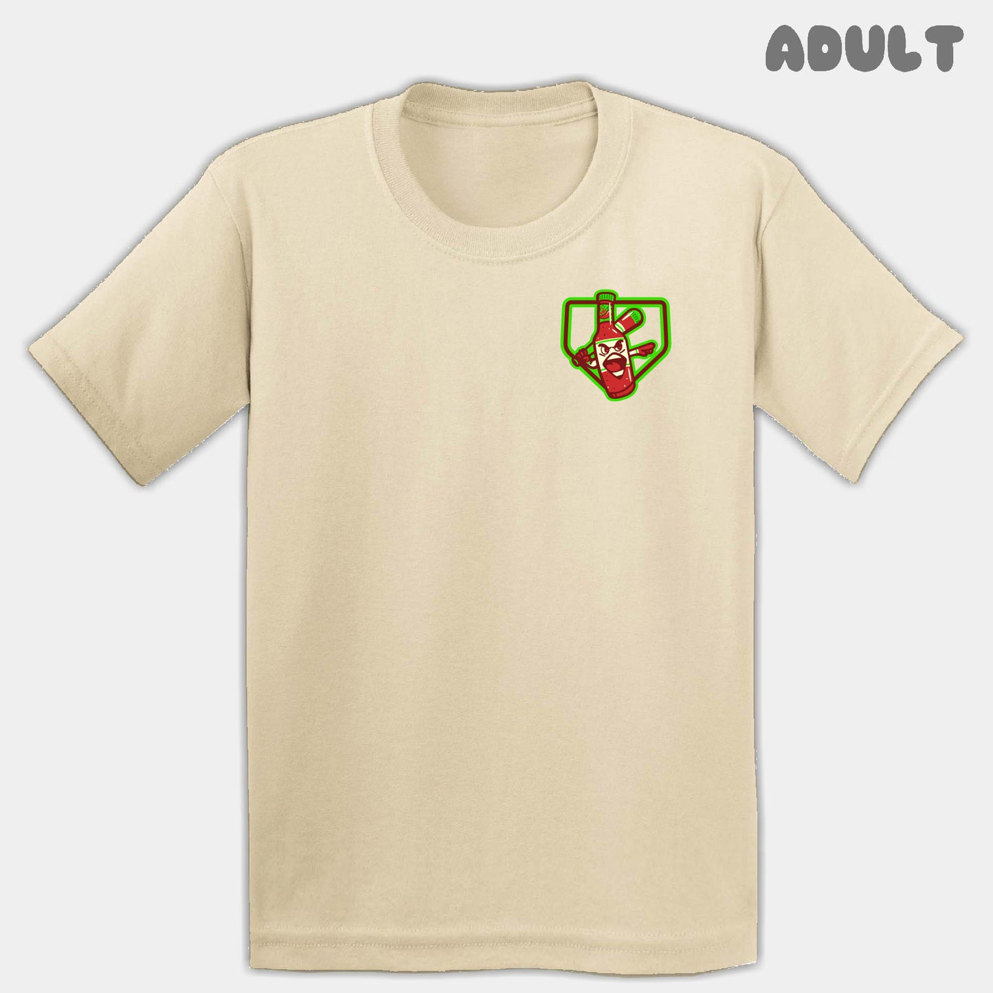 Hot Sauces Mascots Adult Tee