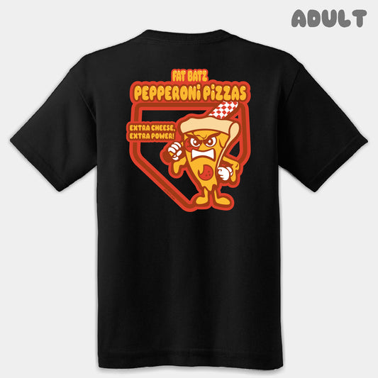 Pepperoni Pizzas Mascots Adult Tee
