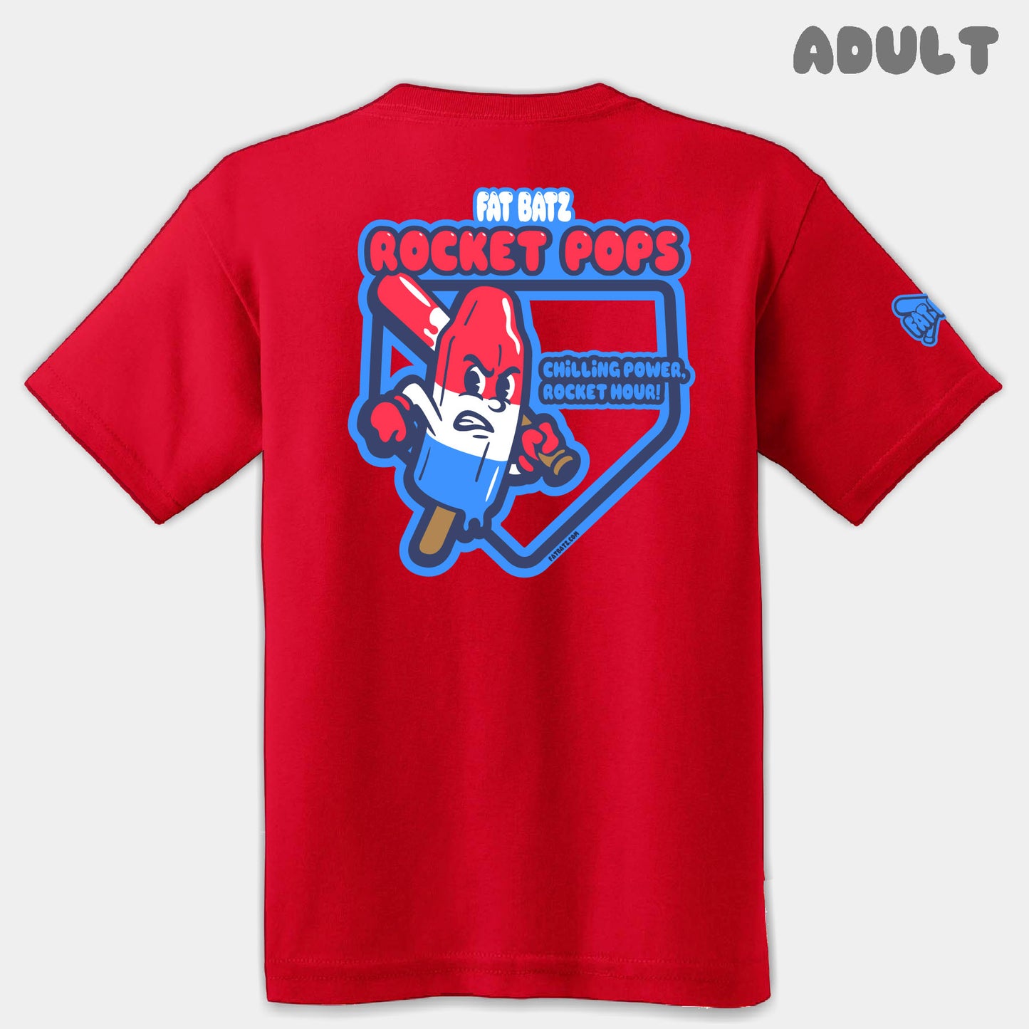 Rocket Pops Mascots Adult Tee