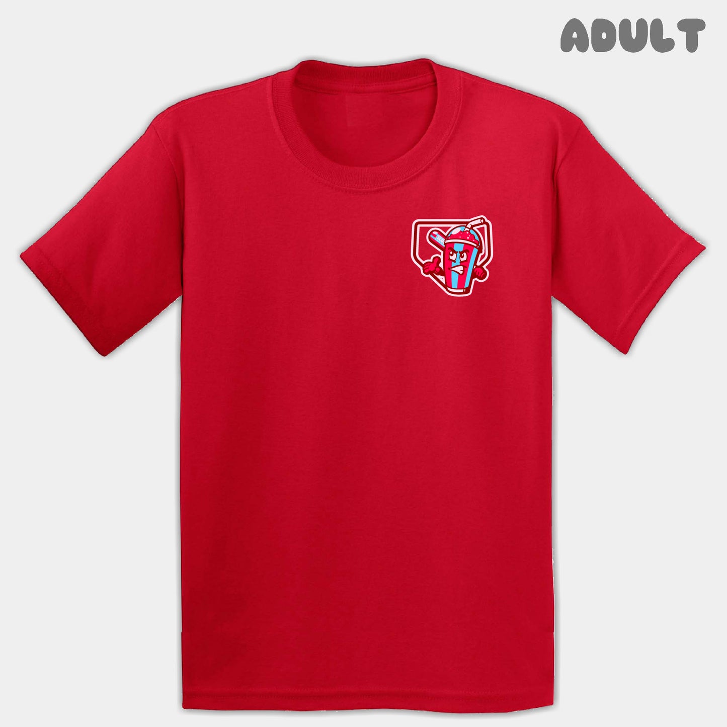 Red Slushies Mascots Adult Tee