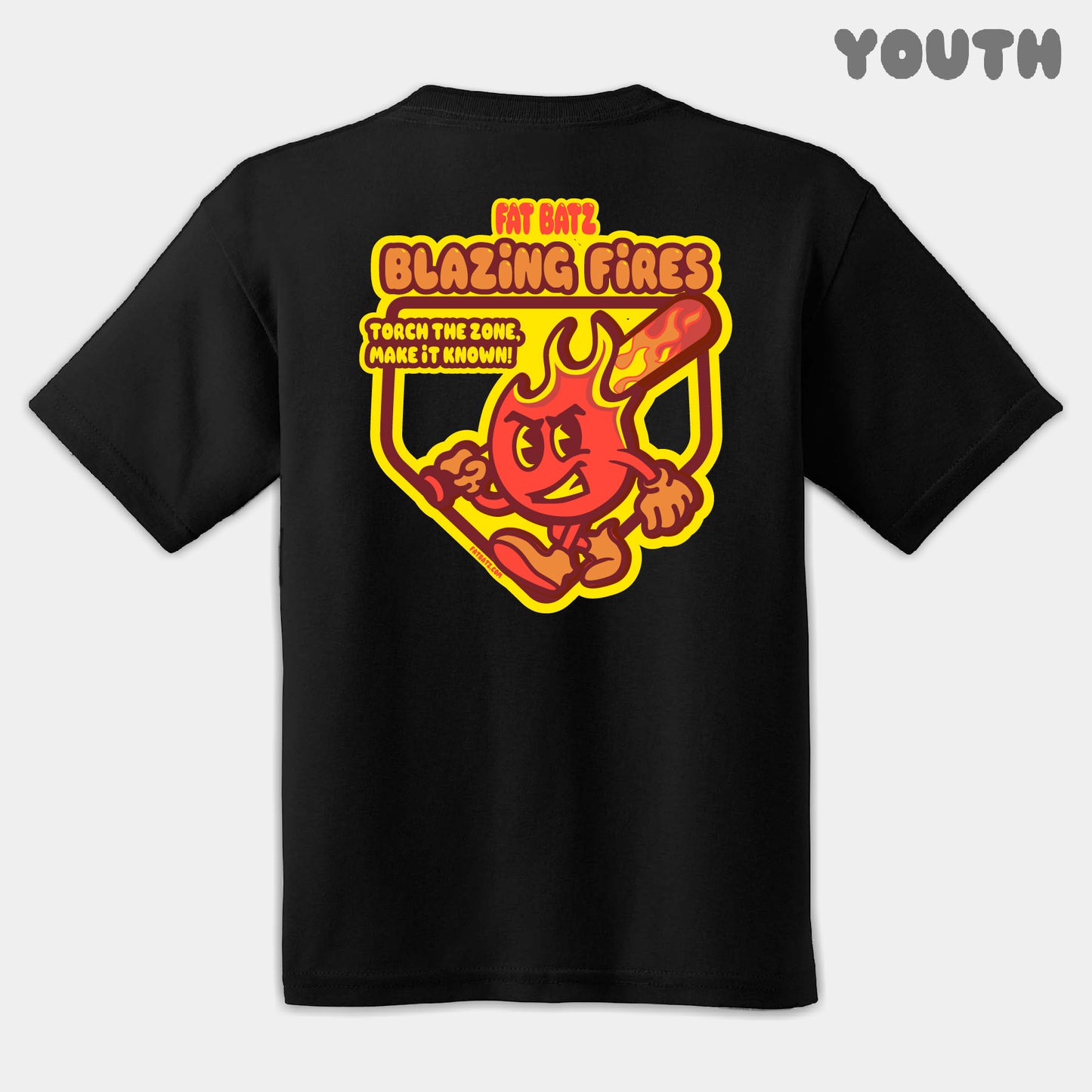 Blazing Fires Mascot Youth Tee