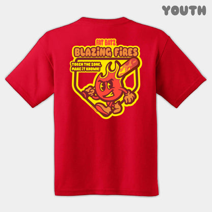Blazing Fires Mascot Youth Tee