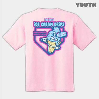 Ice Cream Drips Mascots Youth Tee