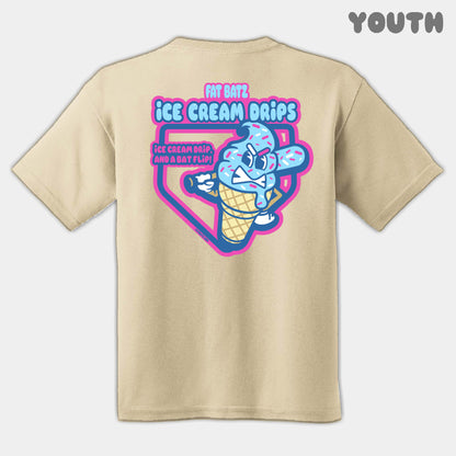 Ice Cream Drips Mascots Youth Tee