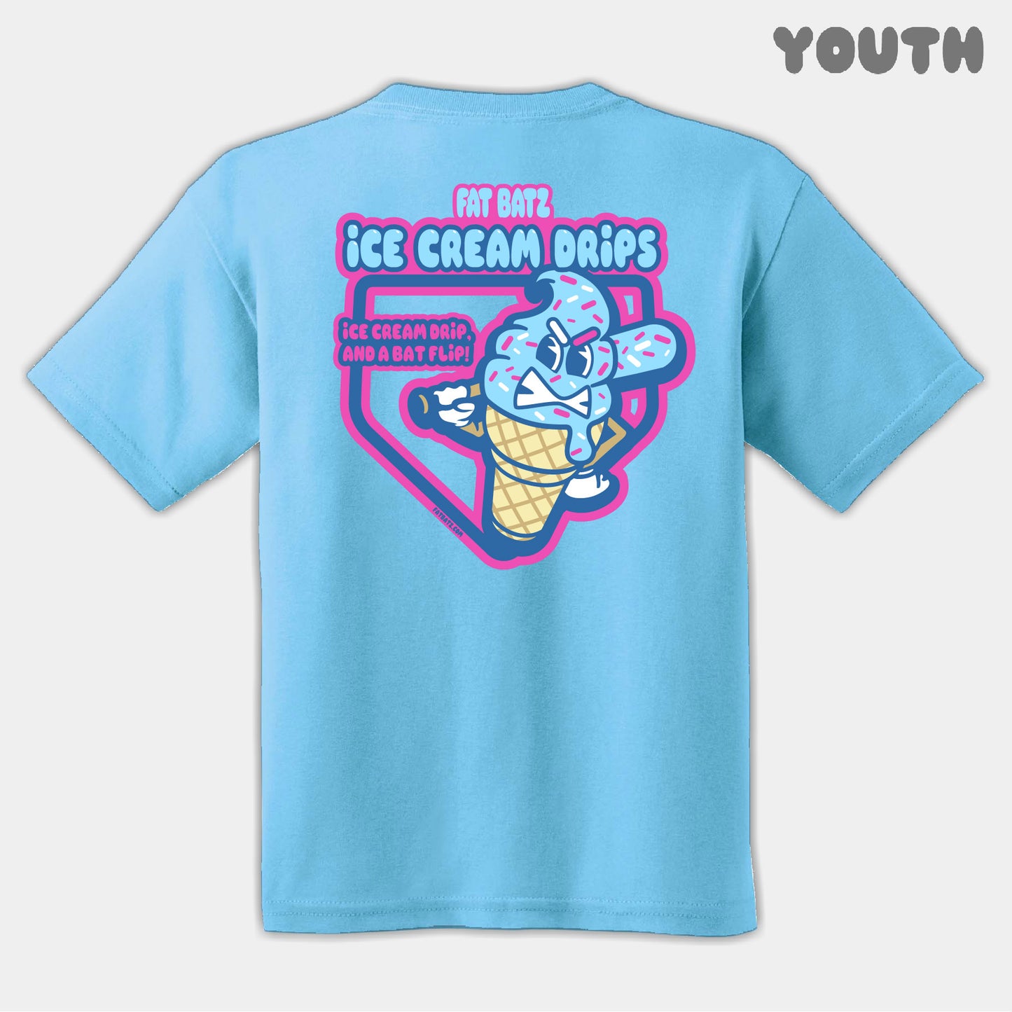 Ice Cream Drips Mascots Youth Tee