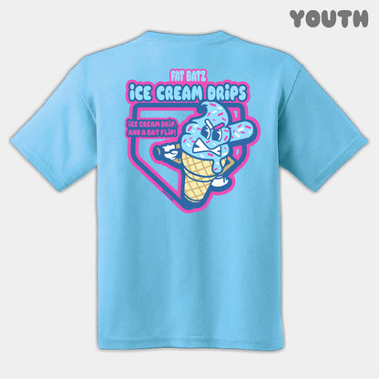 Ice Cream Drips Mascots Youth Tee