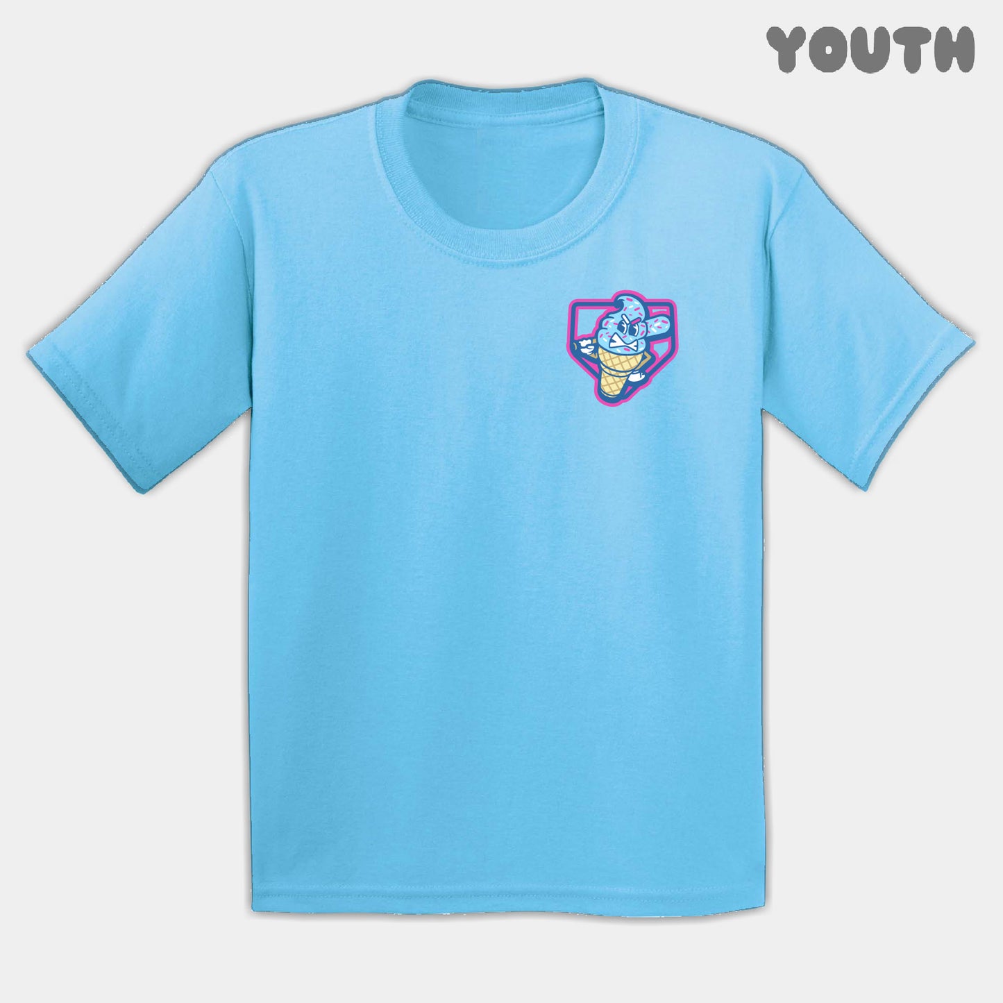 Ice Cream Drips Mascots Youth Tee