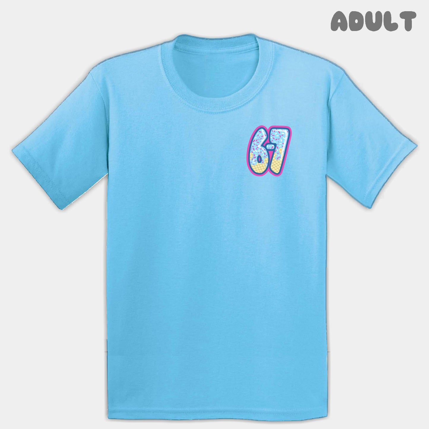 Ice Cream Six Seven Adult Tee