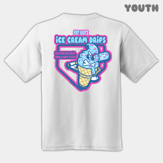 Ice Cream Drips Mascots Youth Tee