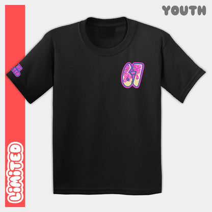Pink Drip Six Seven Youth Tee