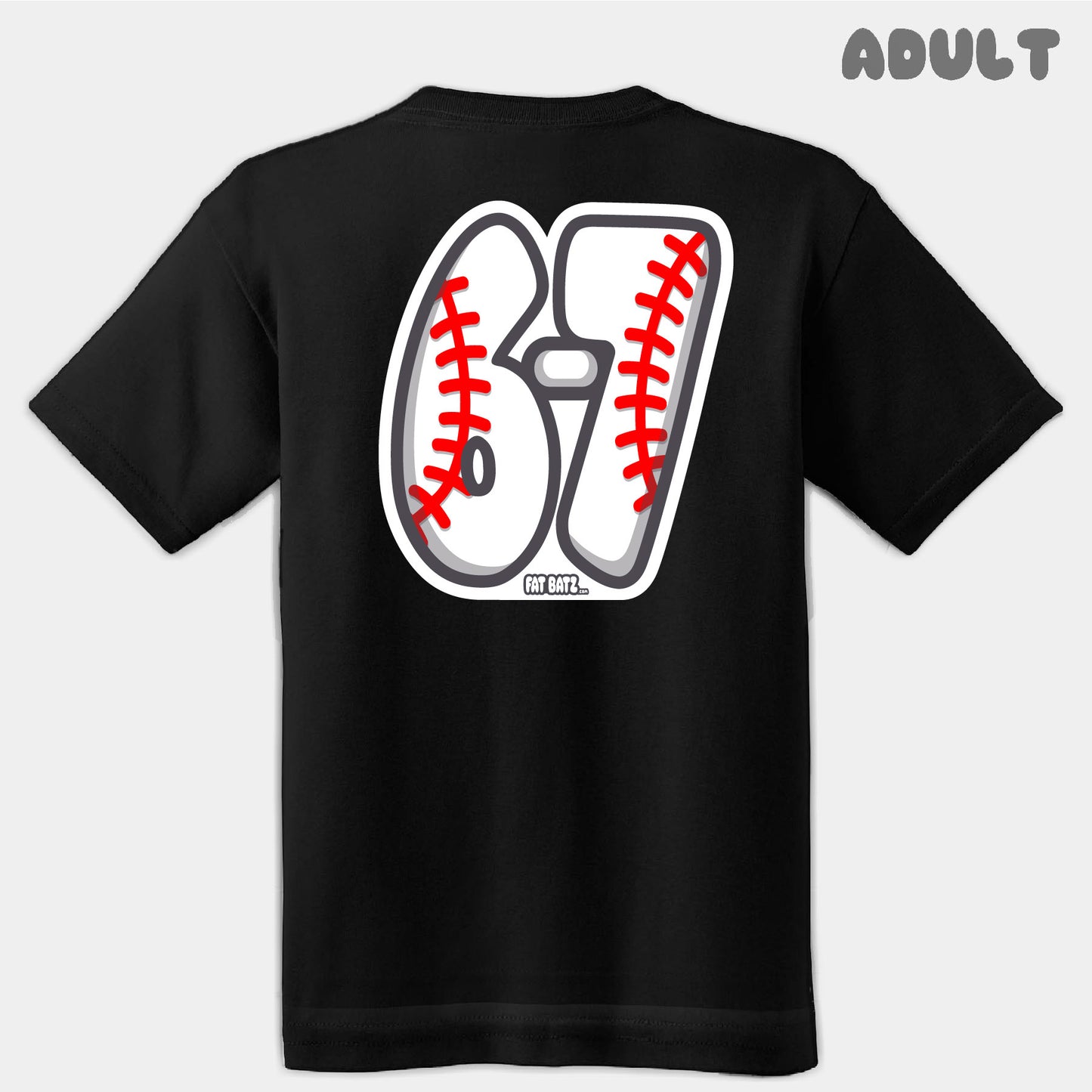 Baseball Six Seven Adult Tee