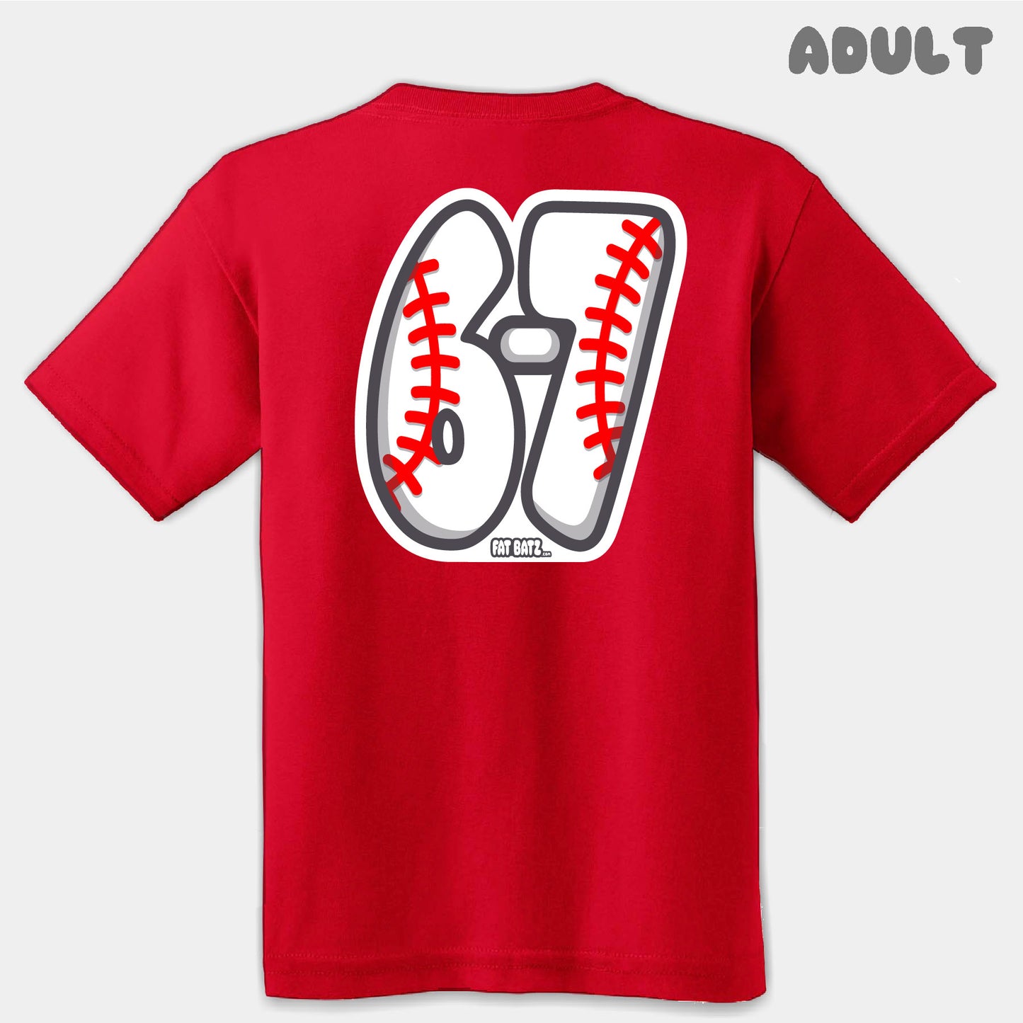 Baseball Six Seven Adult Tee