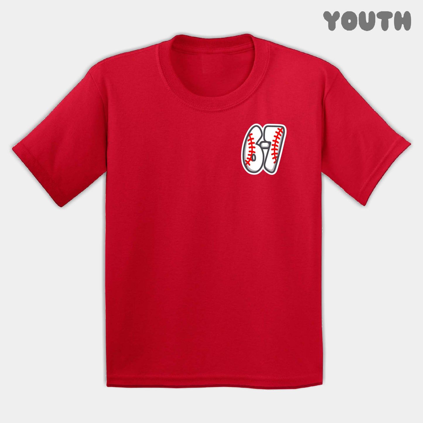 Baseball Six Seven Youth Tee