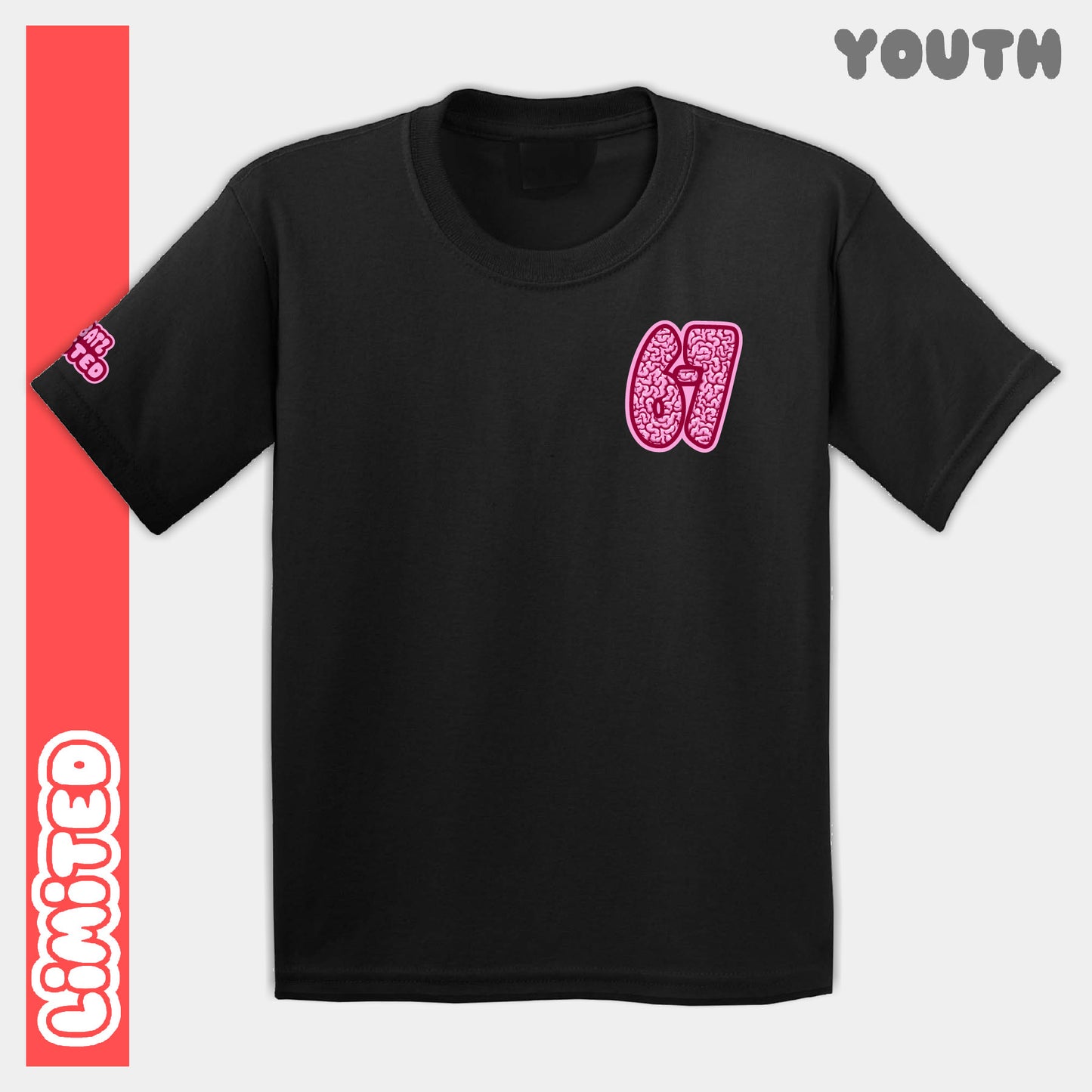 Brain Rot Six Seven Youth Tee
