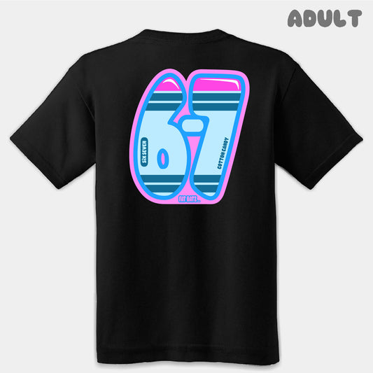 Candy Crayon Six Seven Adult Tee