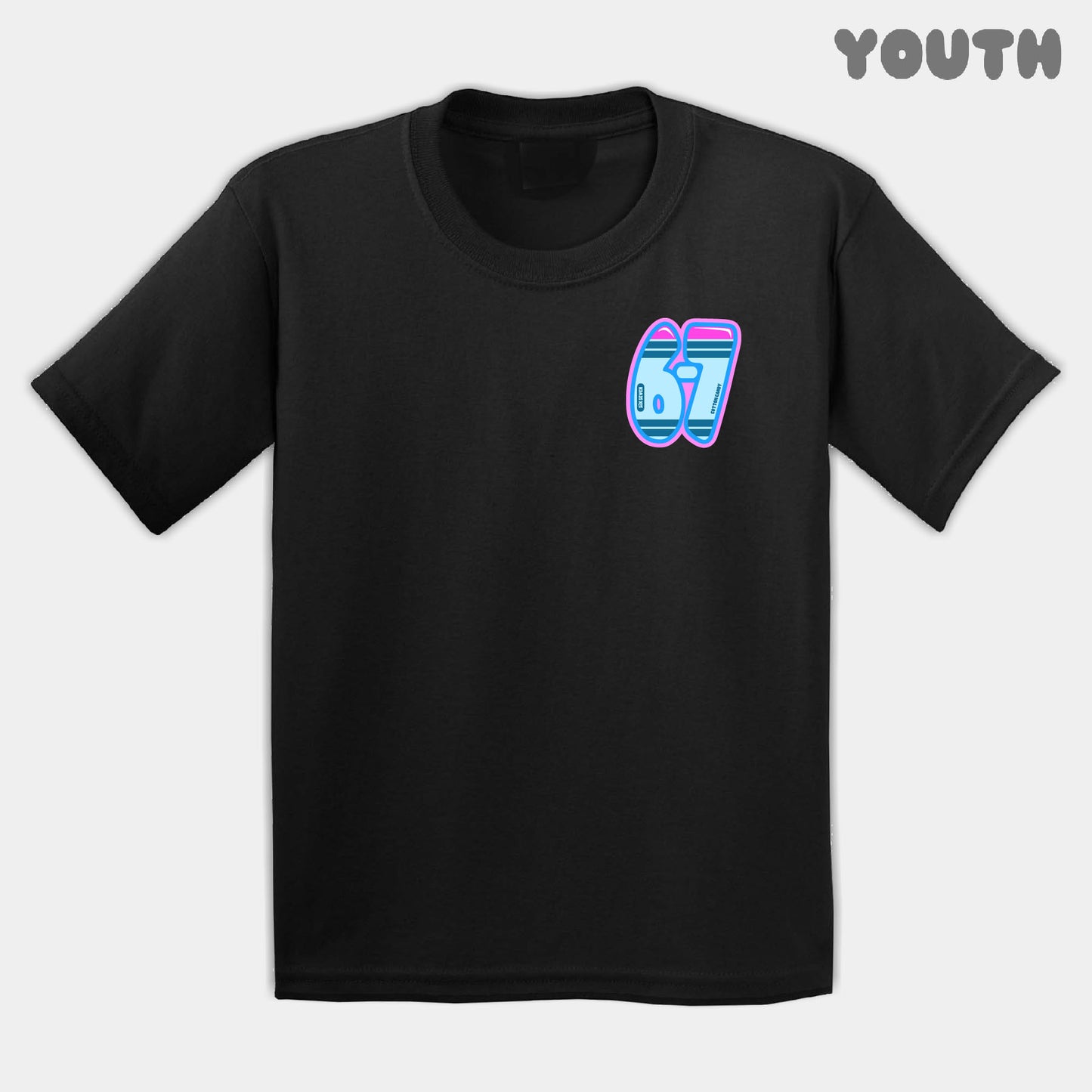 Candy Crayon Six Seven Youth Tee