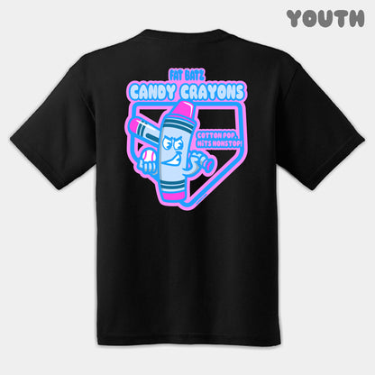 Candy Crayons Mascots Youth Tee