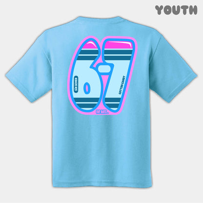 Candy Crayon Six Seven Youth Tee
