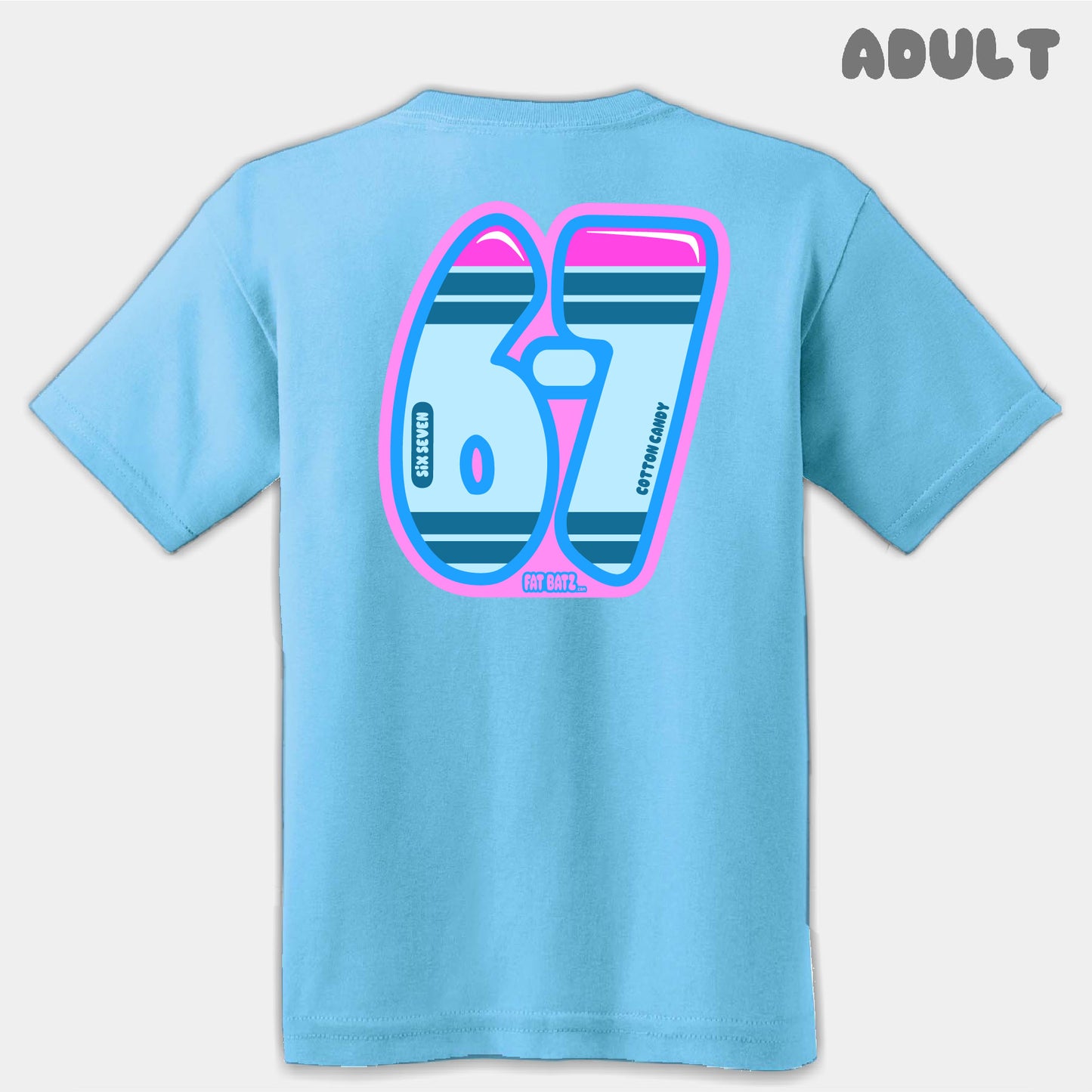 Candy Crayon Six Seven Adult Tee