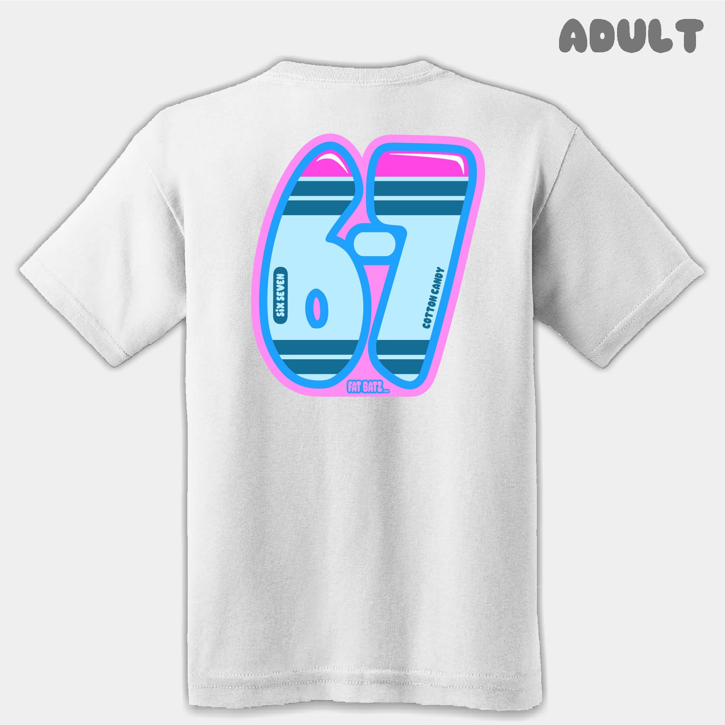 Candy Crayon Six Seven Adult Tee