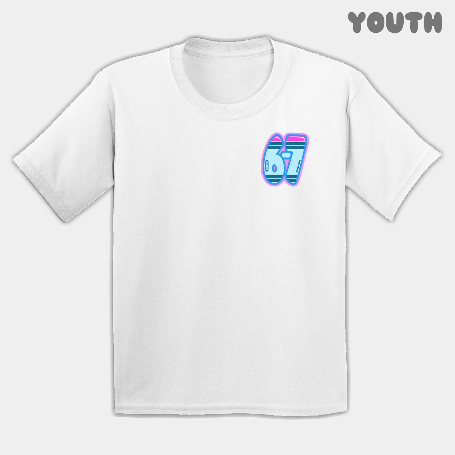 Candy Crayon Six Seven Youth Tee