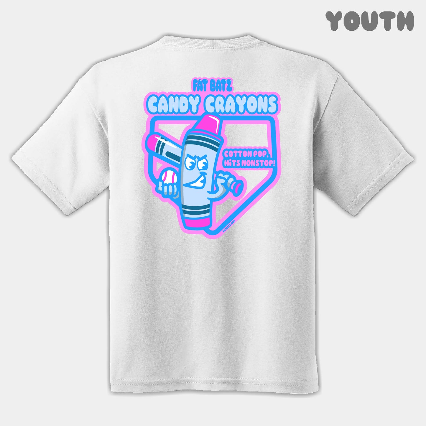 Candy Crayons Mascots Youth Tee