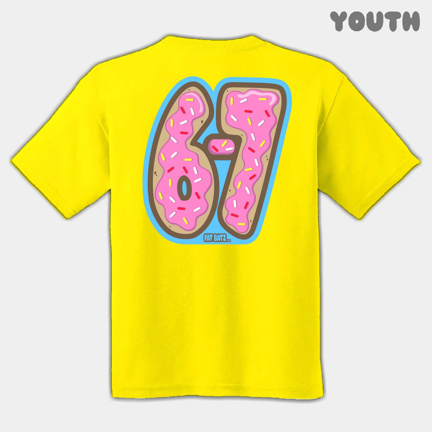 Pink Donuts Six Seven Youth Tee