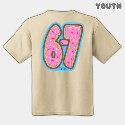Pink Donuts Six Seven Youth Tee