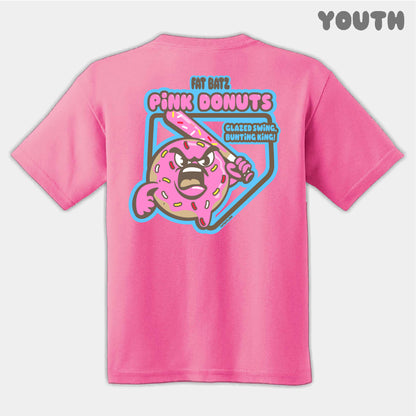 Pink Donuts Mascots Youth Tee