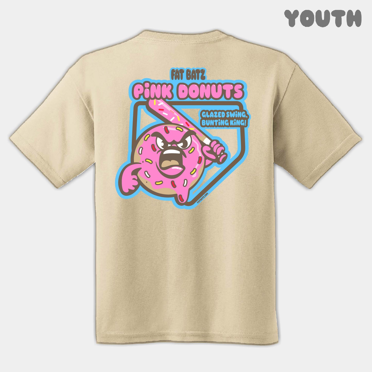 Pink Donuts Mascots Youth Tee