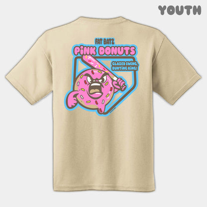 Pink Donuts Mascots Youth Tee