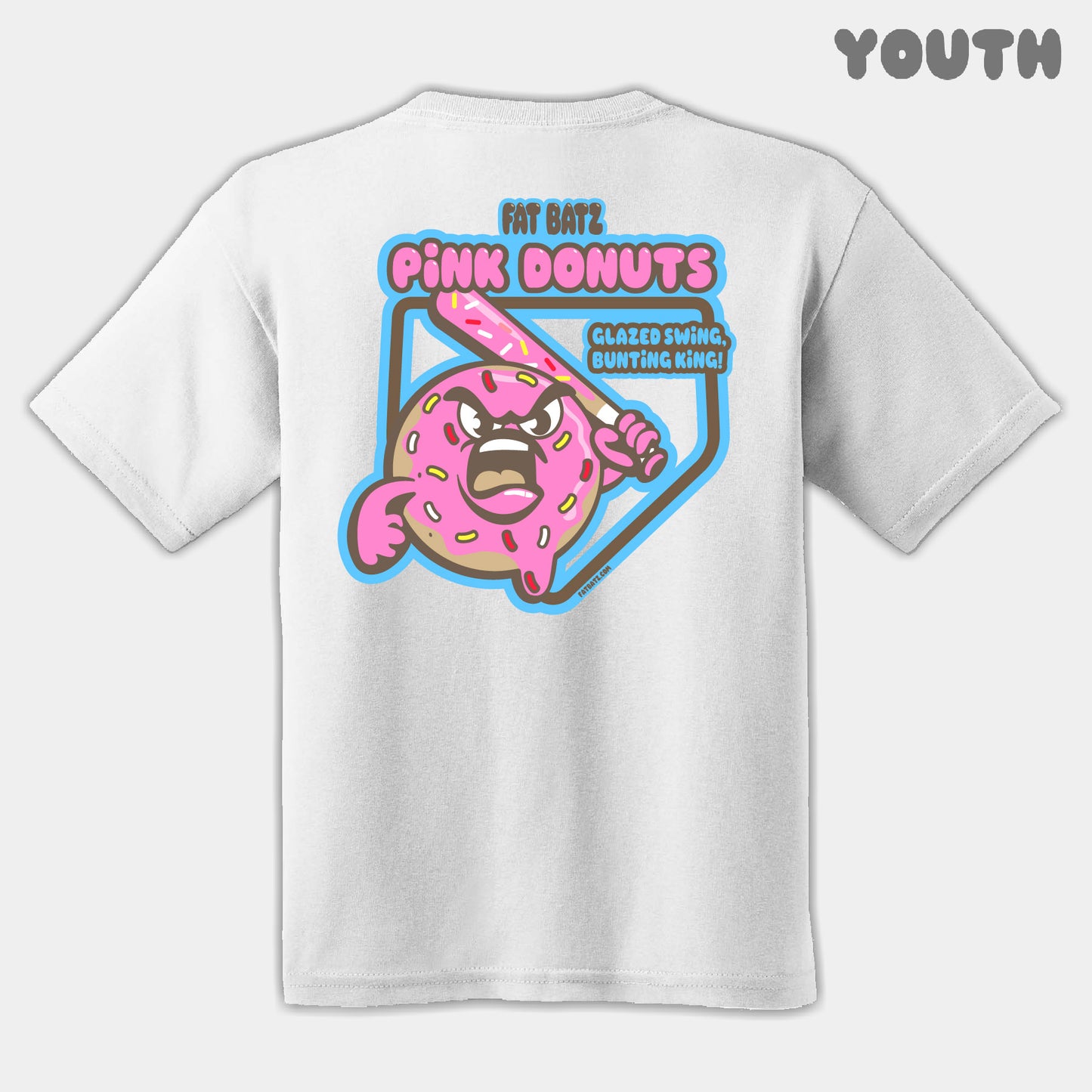 Pink Donuts Mascots Youth Tee