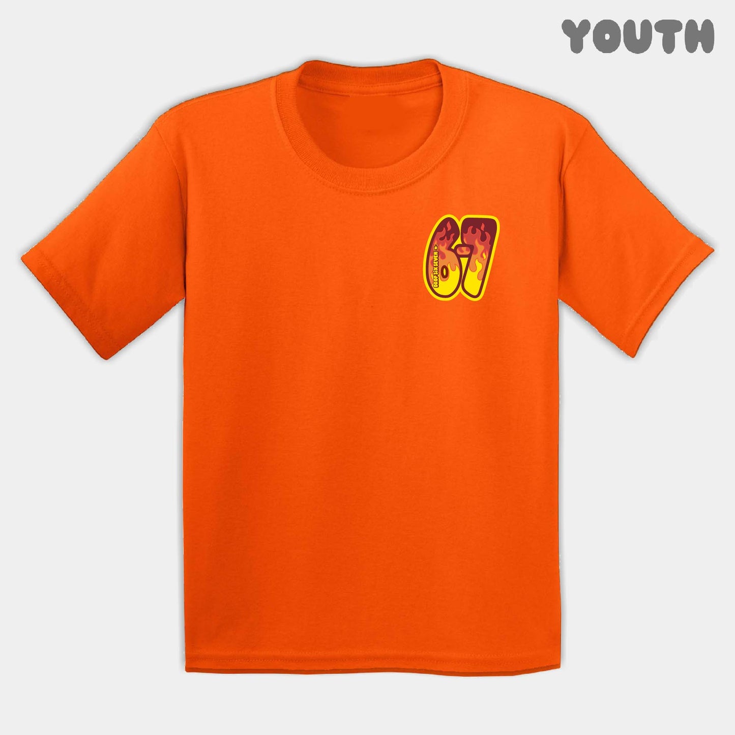 Blazing Fire Six Seven Youth Tee