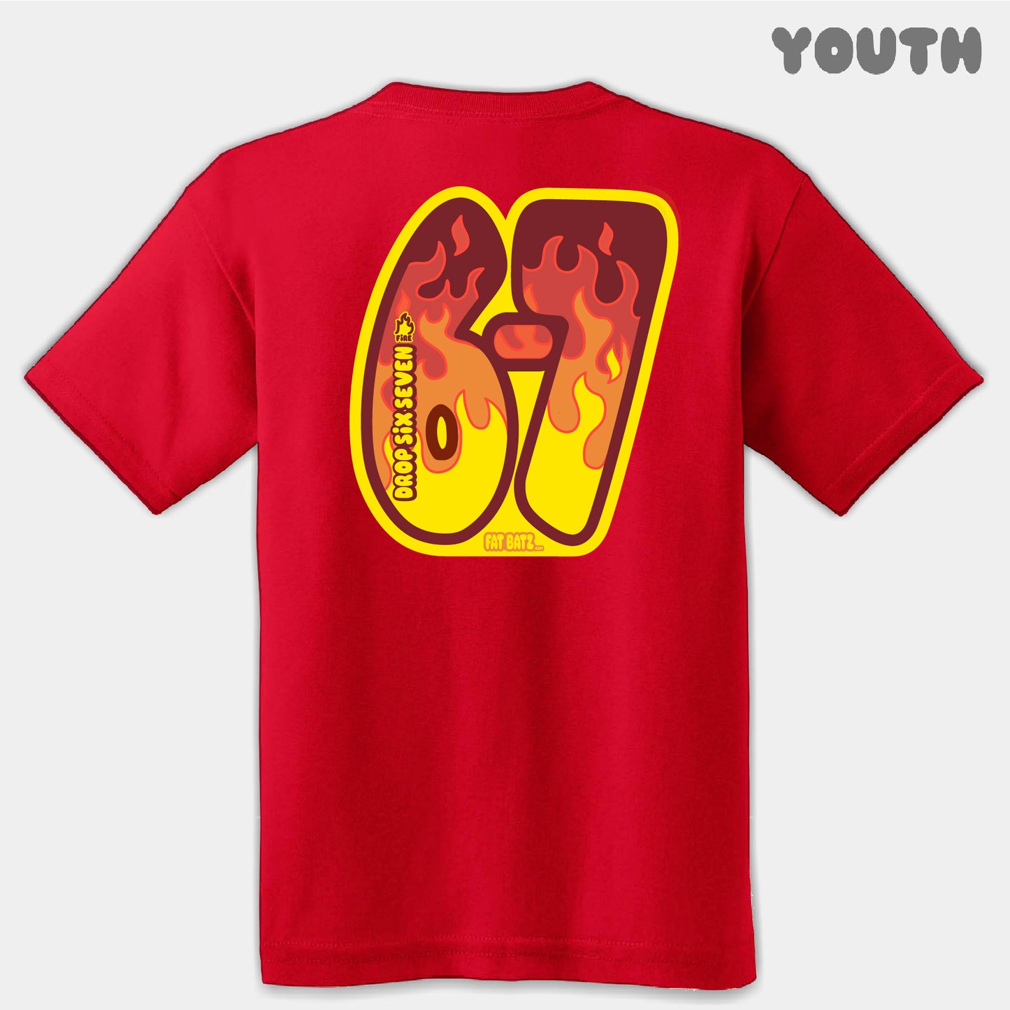 Blazing Fire Six Seven Adult Tee
